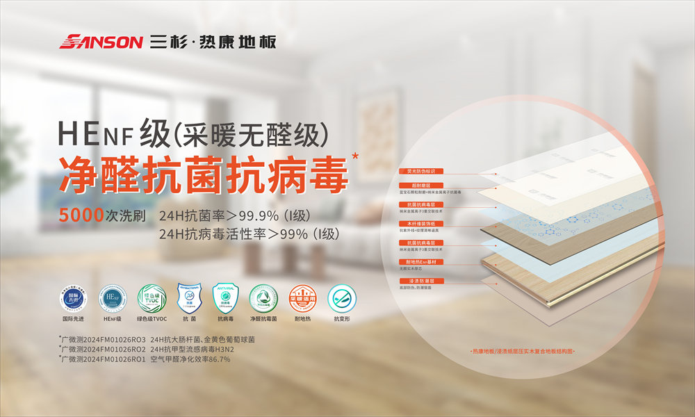 三杉地板:用环保科技重新定义健康家居